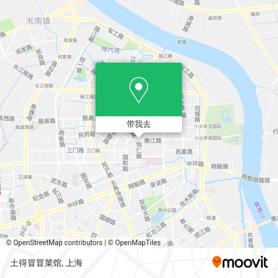 土得冒冒菜馆地图