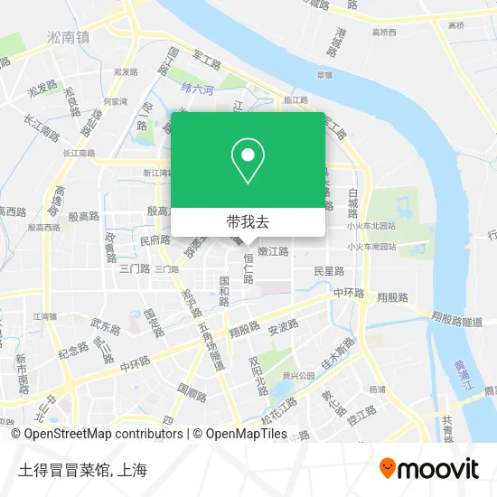 土得冒冒菜馆地图
