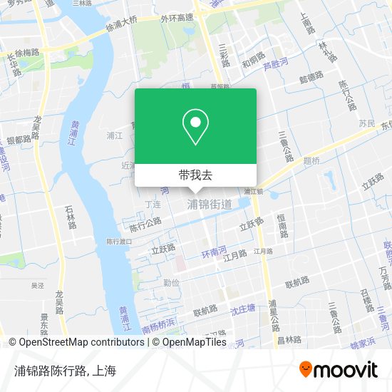 浦锦路陈行路地图