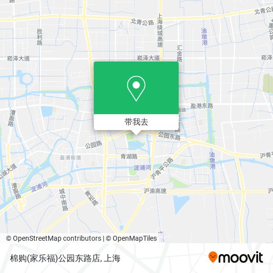 棉购(家乐福)公园东路店地图
