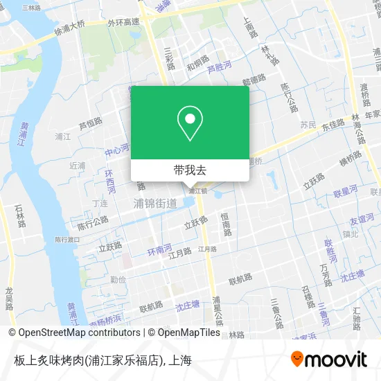 板上炙味烤肉(浦江家乐福店)地图