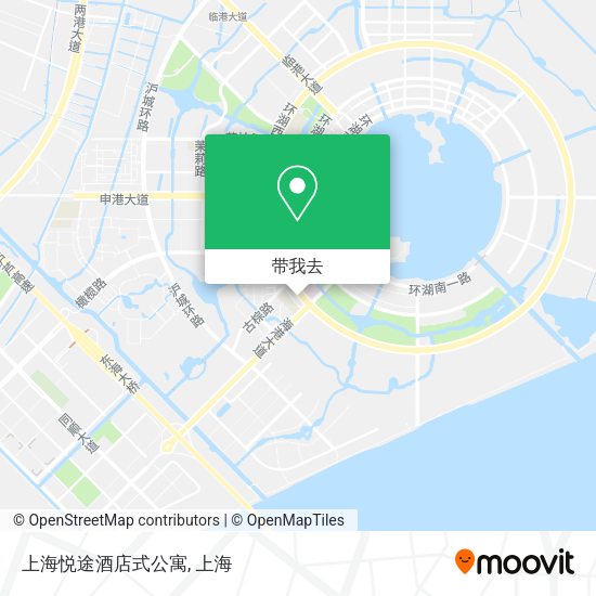 上海悦途酒店式公寓地图