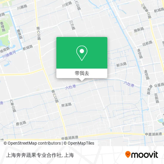上海奔奔蔬果专业合作社地图
