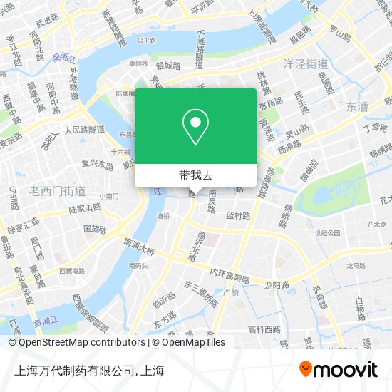 上海万代制药有限公司地图