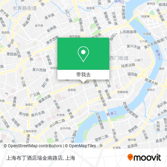 上海布丁酒店瑞金南路店地图