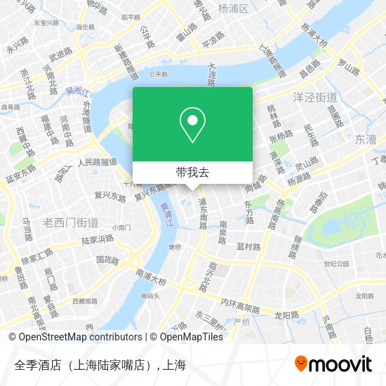全季酒店（上海陆家嘴店）地图