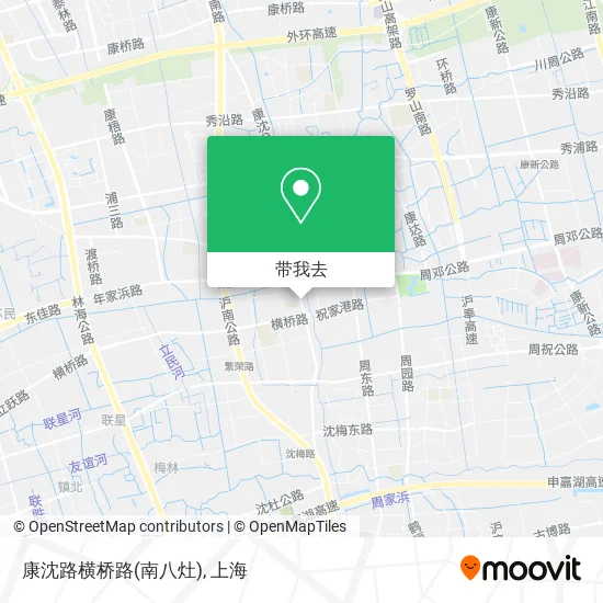 康沈路横桥路(南八灶)地图