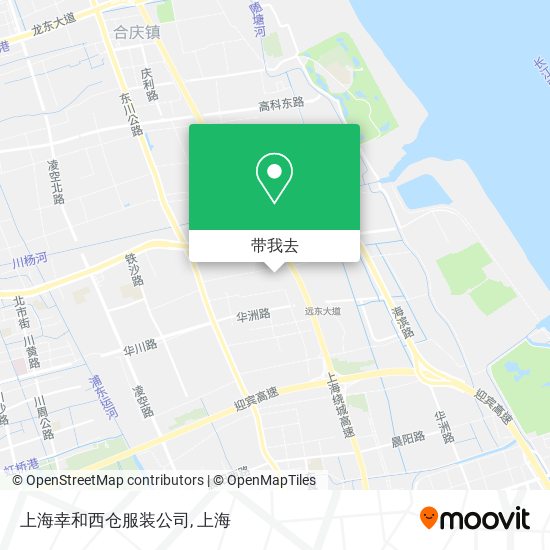上海幸和西仓服装公司地图