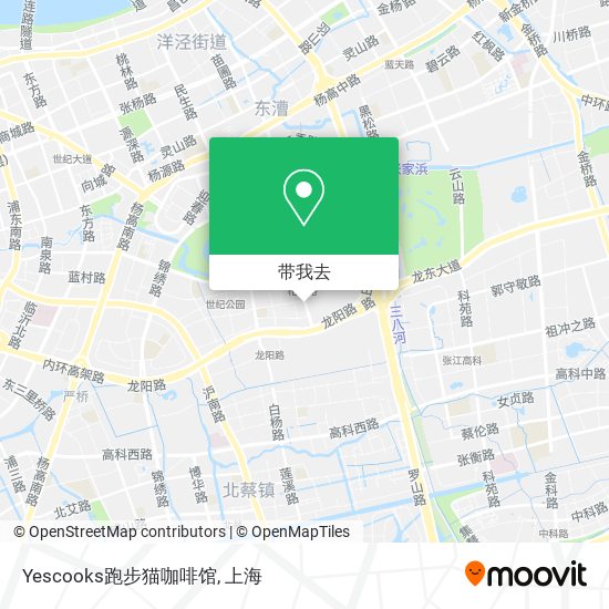 Yescooks跑步猫咖啡馆地图