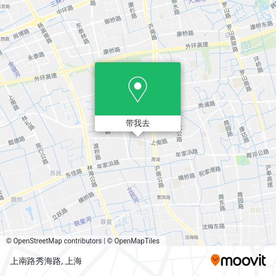上南路秀海路地图