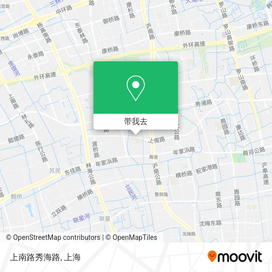 上南路秀海路地图