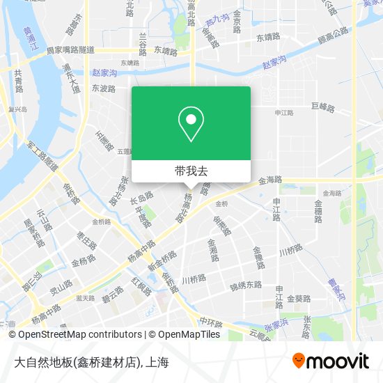 大自然地板(鑫桥建材店)地图