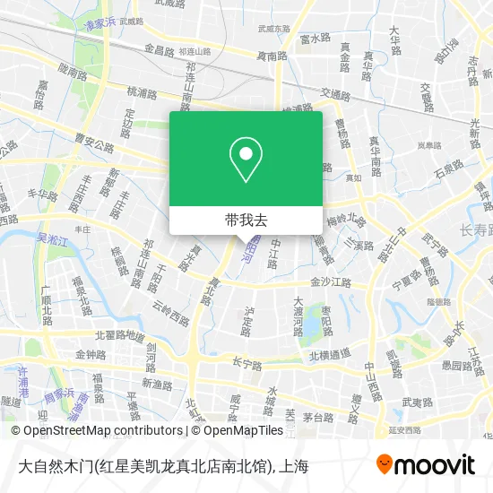 大自然木门(红星美凯龙真北店南北馆)地图