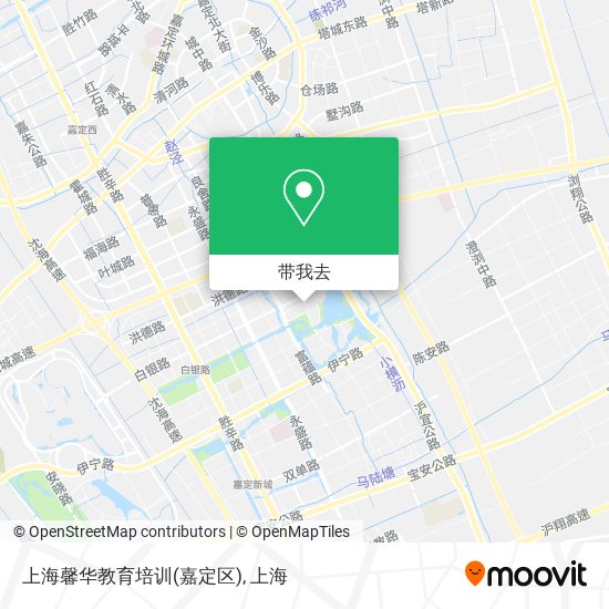 上海馨华教育培训(嘉定区)地图