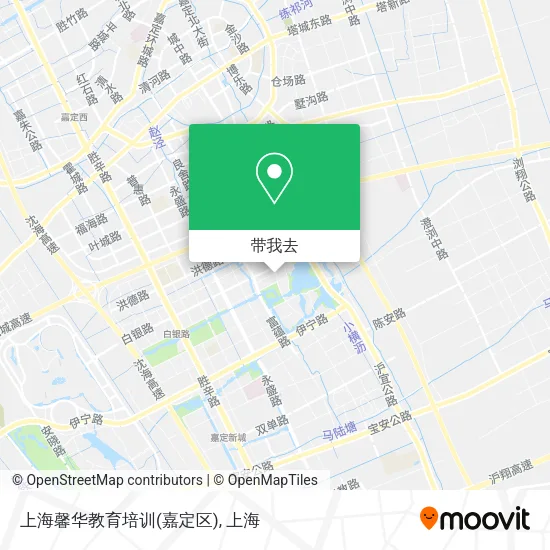上海馨华教育培训(嘉定区)地图