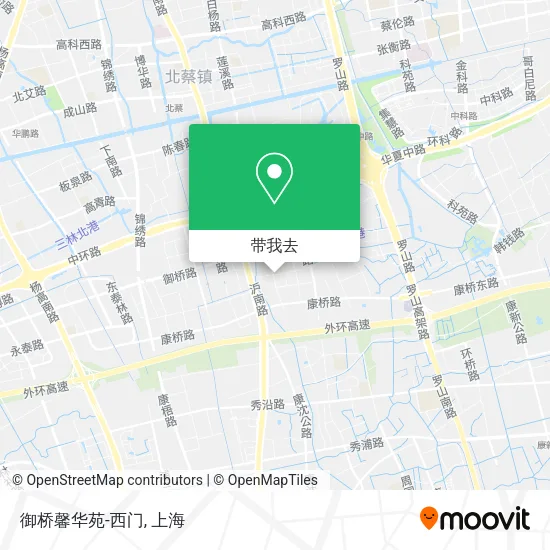 御桥馨华苑-西门地图