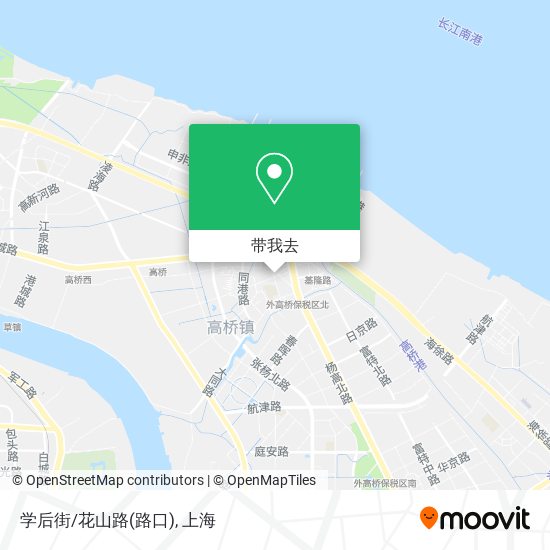 学后街/花山路(路口)地图