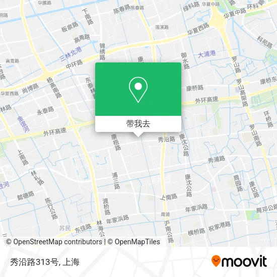 秀沿路313号地图