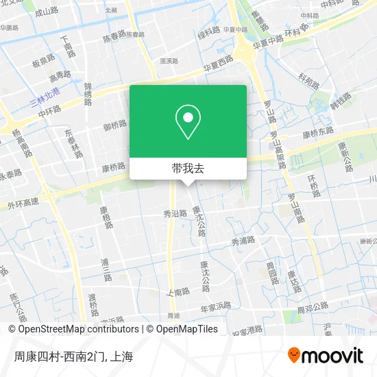 周康四村-西南2门地图