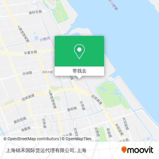 上海锦禾国际货运代理有限公司地图