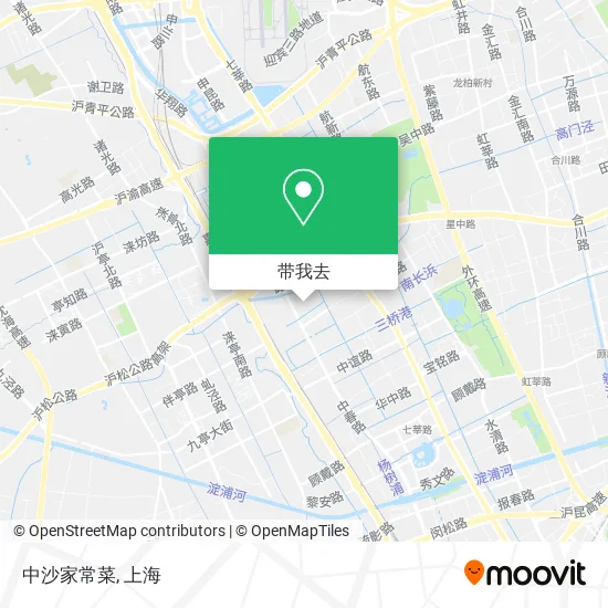 中沙家常菜地图