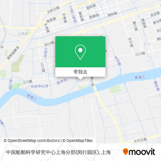 中国船舶科学研究中心上海分部(闵行园区)地图