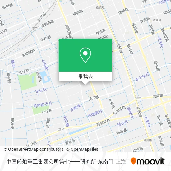 中国船舶重工集团公司第七一一研究所-东南门地图