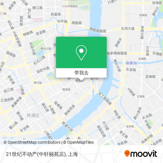 21世纪不动产(中轩丽苑店)地图