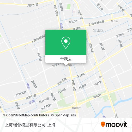 上海瑞合模型有限公司地图