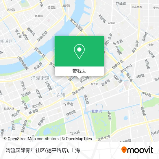 湾流国际青年社区(德平路店)地图