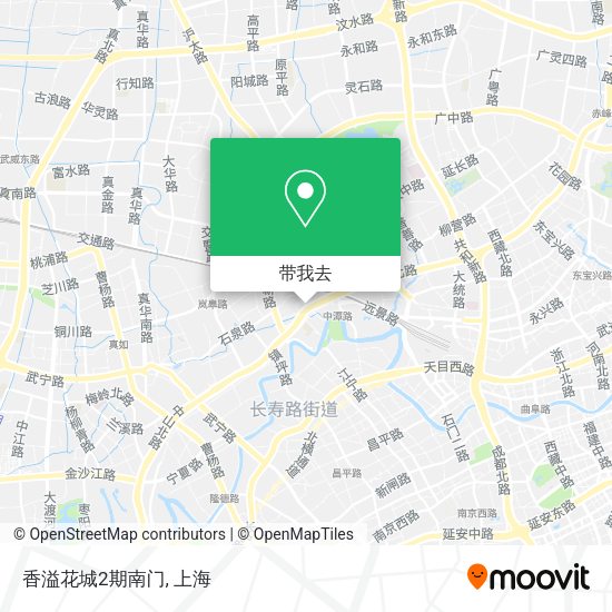 香溢花城2期南门地图