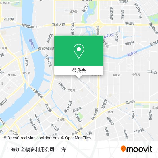 上海加全物资利用公司地图