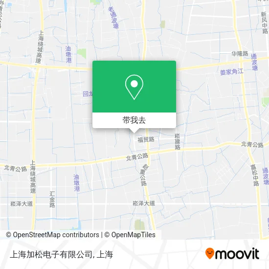 上海加松电子有限公司地图