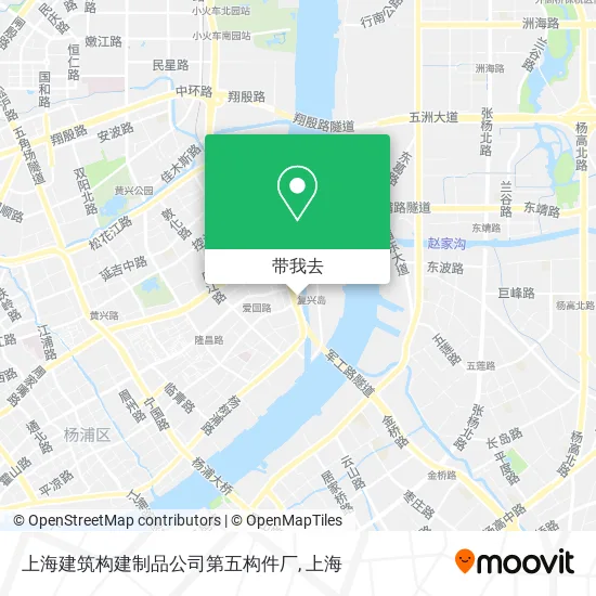 上海建筑构建制品公司第五构件厂地图