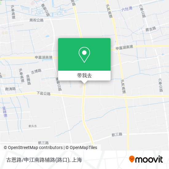 古恩路/申江南路辅路(路口)地图
