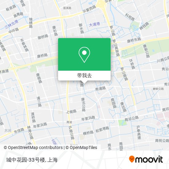 城中花园-33号楼地图