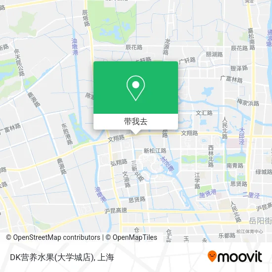 DK营养水果(大学城店)地图