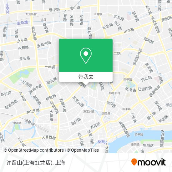 许留山(上海虹龙店)地图