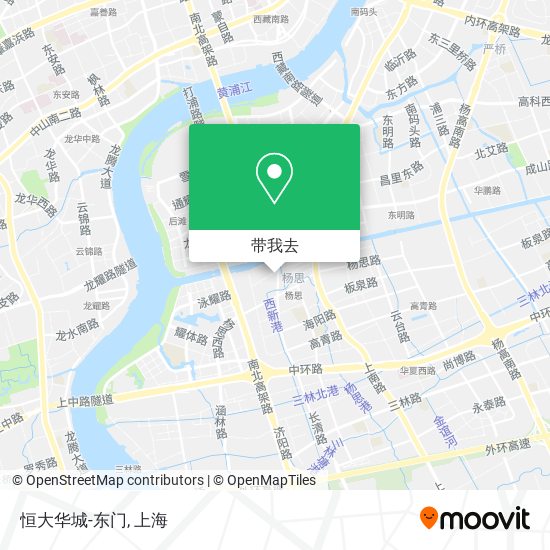 恒大华城-东门地图