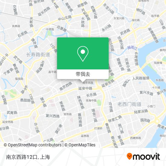 南京西路12口地图