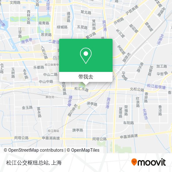 松江公交枢纽总站地图