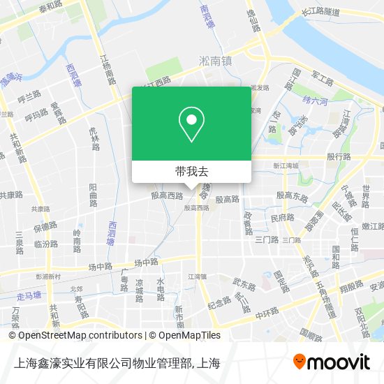 上海鑫濠实业有限公司物业管理部地图