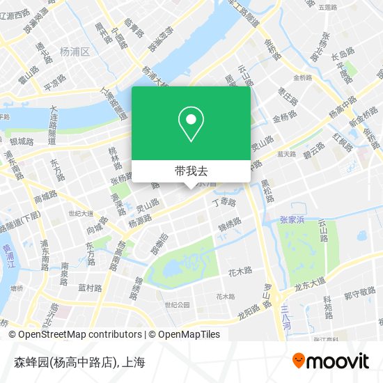 森蜂园(杨高中路店)地图