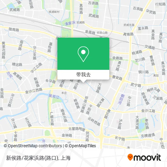 新侯路/花家浜路(路口)地图