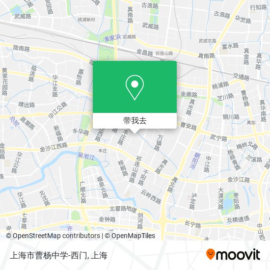上海市曹杨中学-西门地图