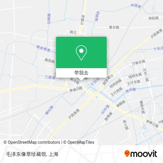 毛泽东像章珍藏馆地图