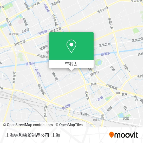 上海锦和橡塑制品公司地图