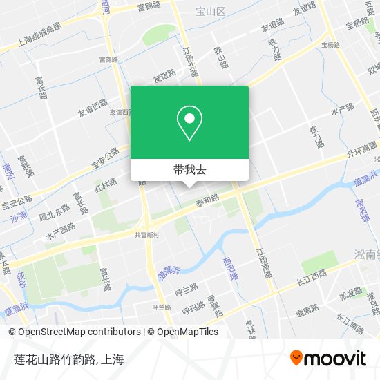 莲花山路竹韵路地图