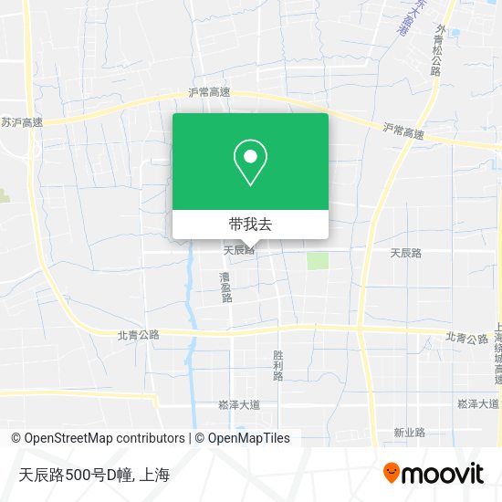 天辰路500号D幢地图