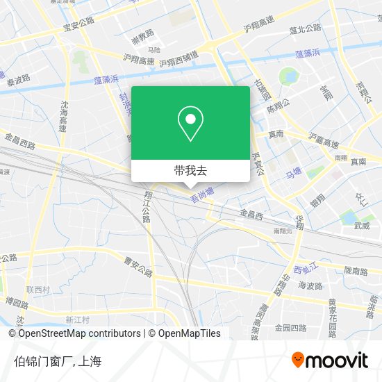 伯锦门窗厂地图